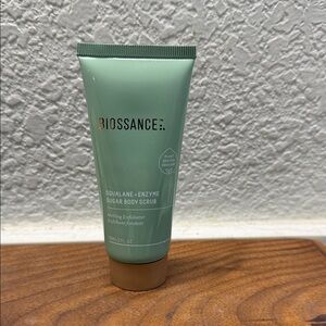 Biossance Squalane + Enzyme Sugar Body Scrub - Mint Green